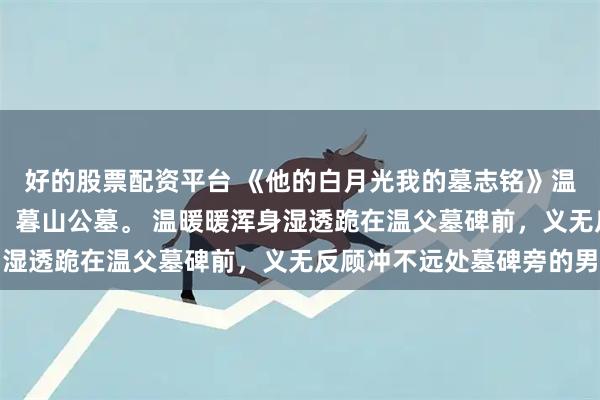 好的股票配资平台 《他的白月光我的墓志铭》温暖暖傅书桓 清明大雨，暮山公墓。 温暖暖浑身湿透跪在温父墓碑前，义无反顾冲不远处墓碑旁的男